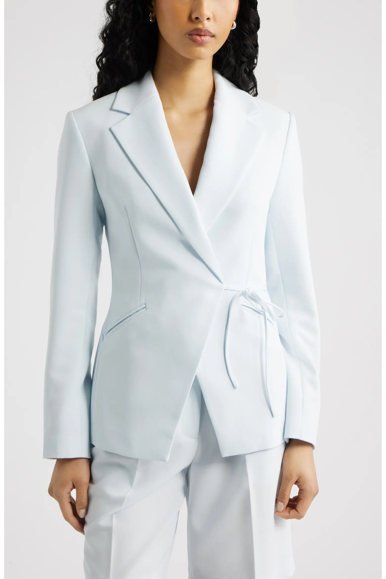 The Icon Side Tie Blazer (Women) | Nordstrom | Nordstrom