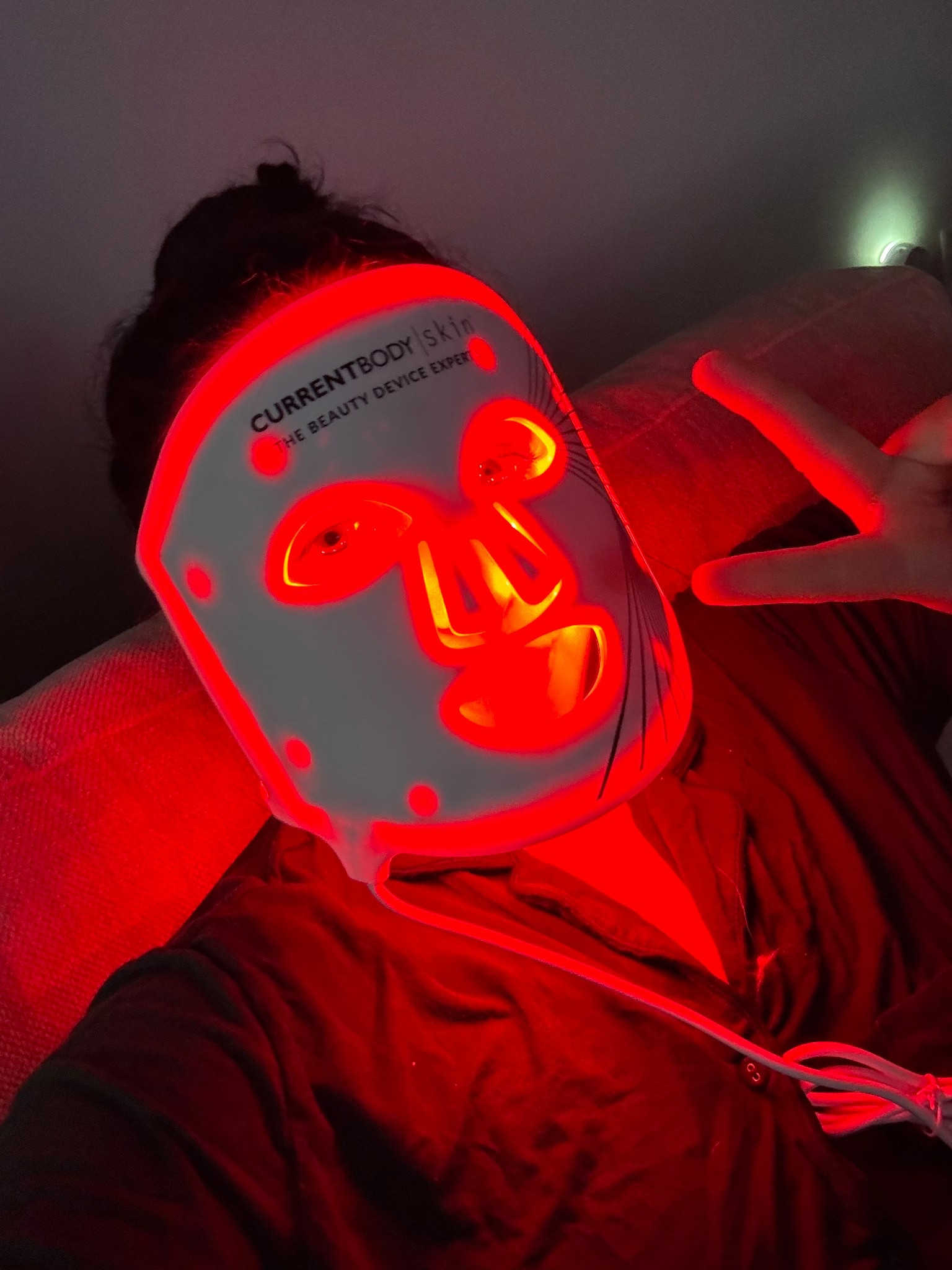 my favorite RED LIGHT MASK. Use code injectorchristina for 10% off!