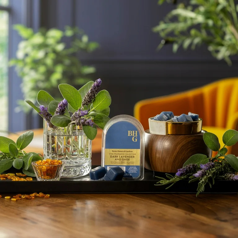 BHG Luxury Fragrance, Dark Lavendar and Sage Scented Wax Melts, 2.5oz | Walmart (US)