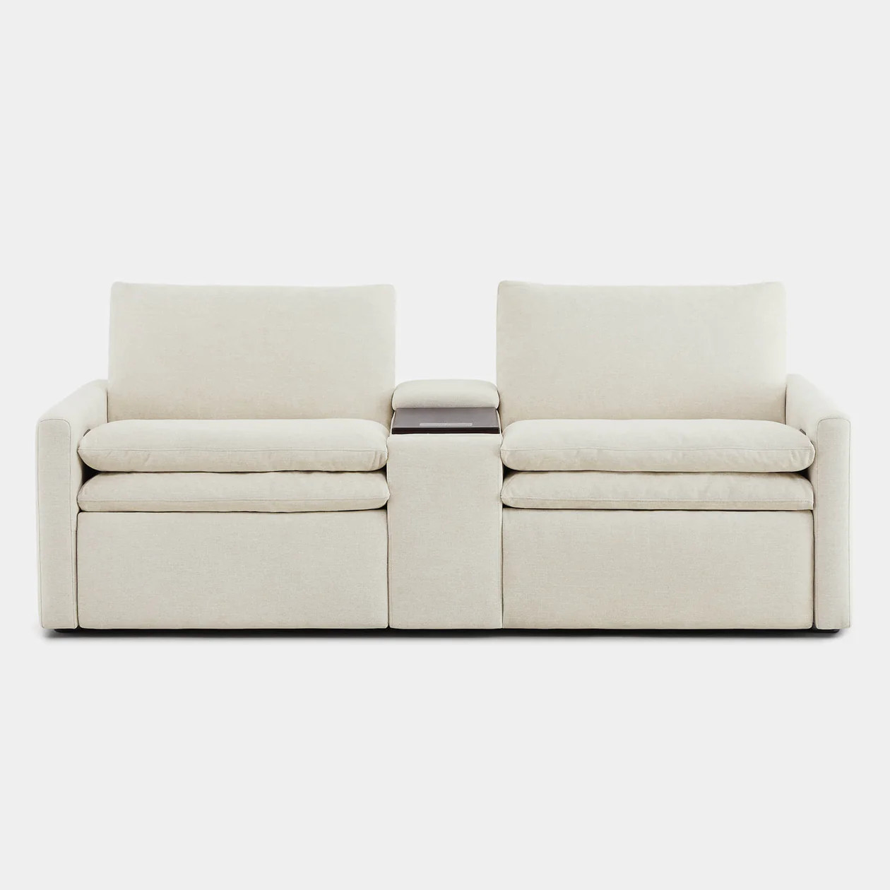 Ohana 2 Seat Motion Power Reclining Modular Sofa With Console | Versatile & Customizable Seating | Chita