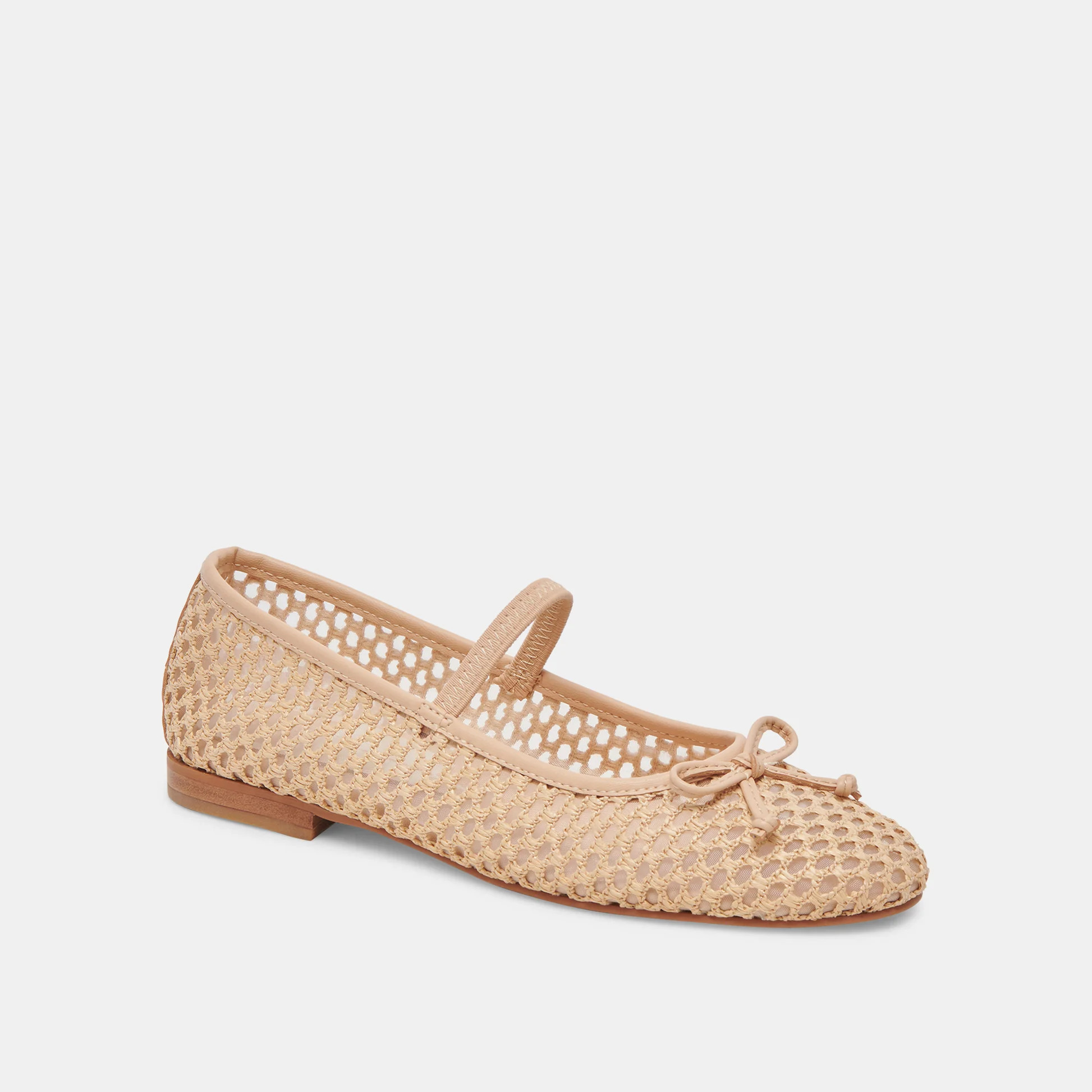 Carin Raffia Ballet Flats | DolceVita.com