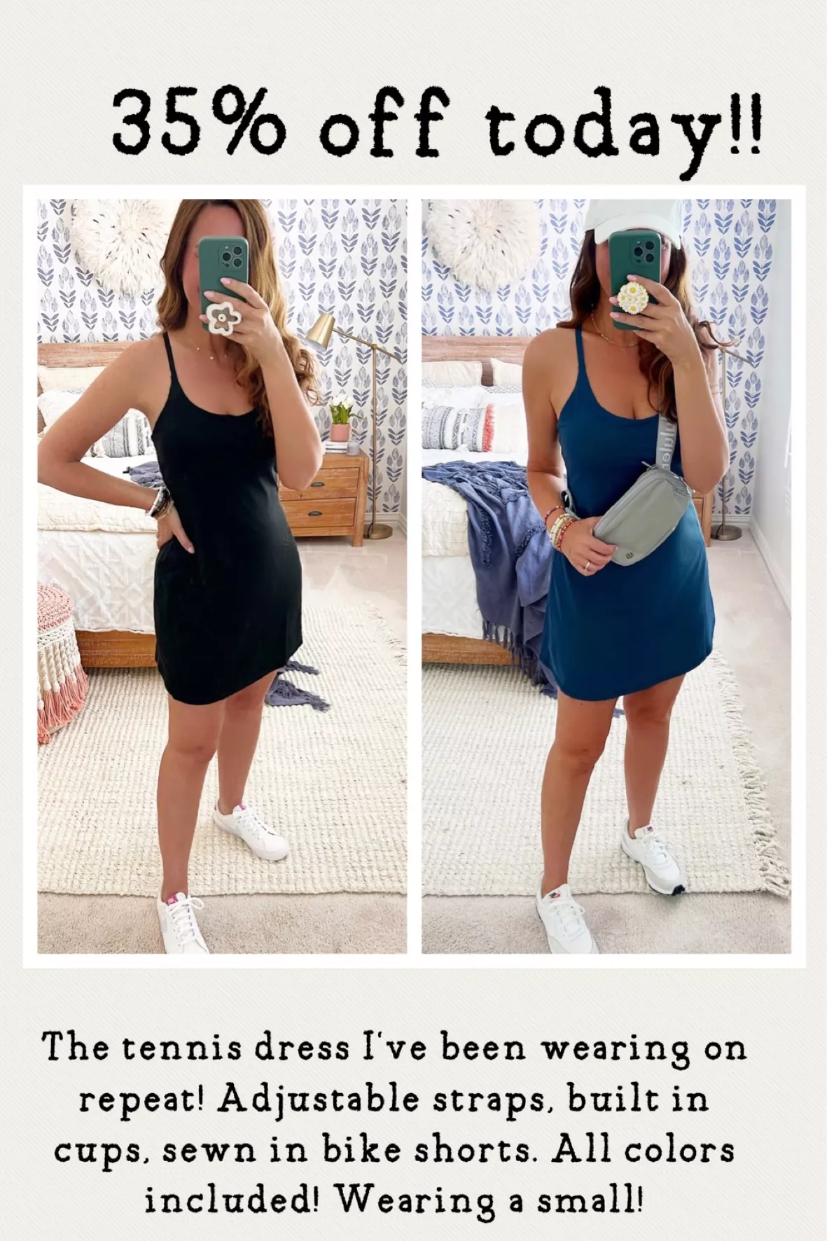 Womens Tennis Dress, Workout Dress with Built-in  