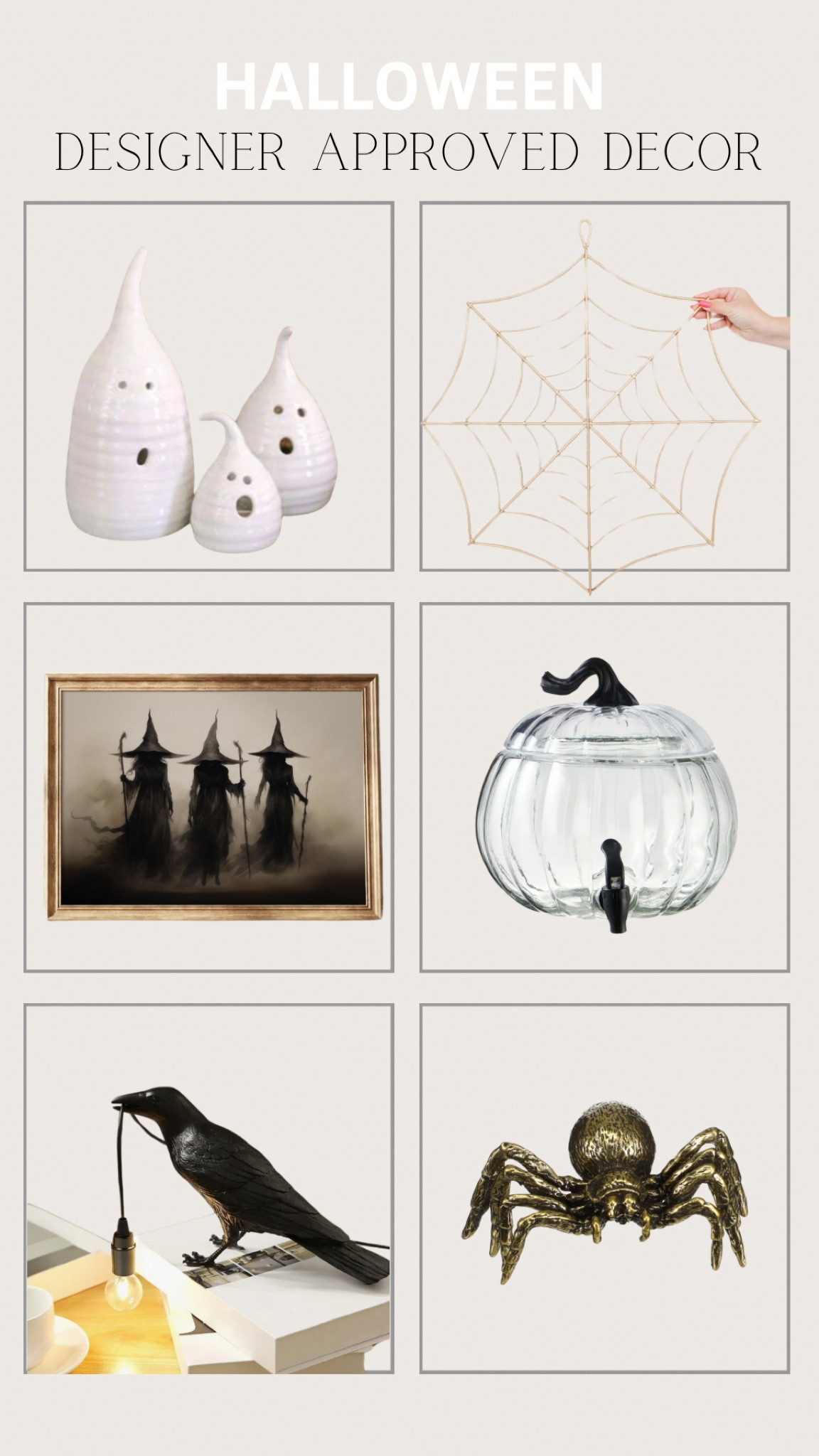 Modern, chic, neutral, classy Halloween decor


#LTKSeasonal #LTKHome #LTKStyleTip