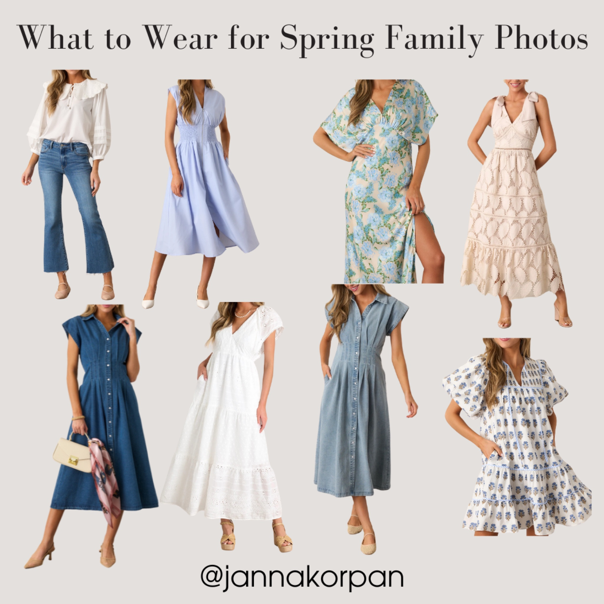 What to wear for family photos SPRING 

#LTKmidsize #LTKfamily #LTKstyletip