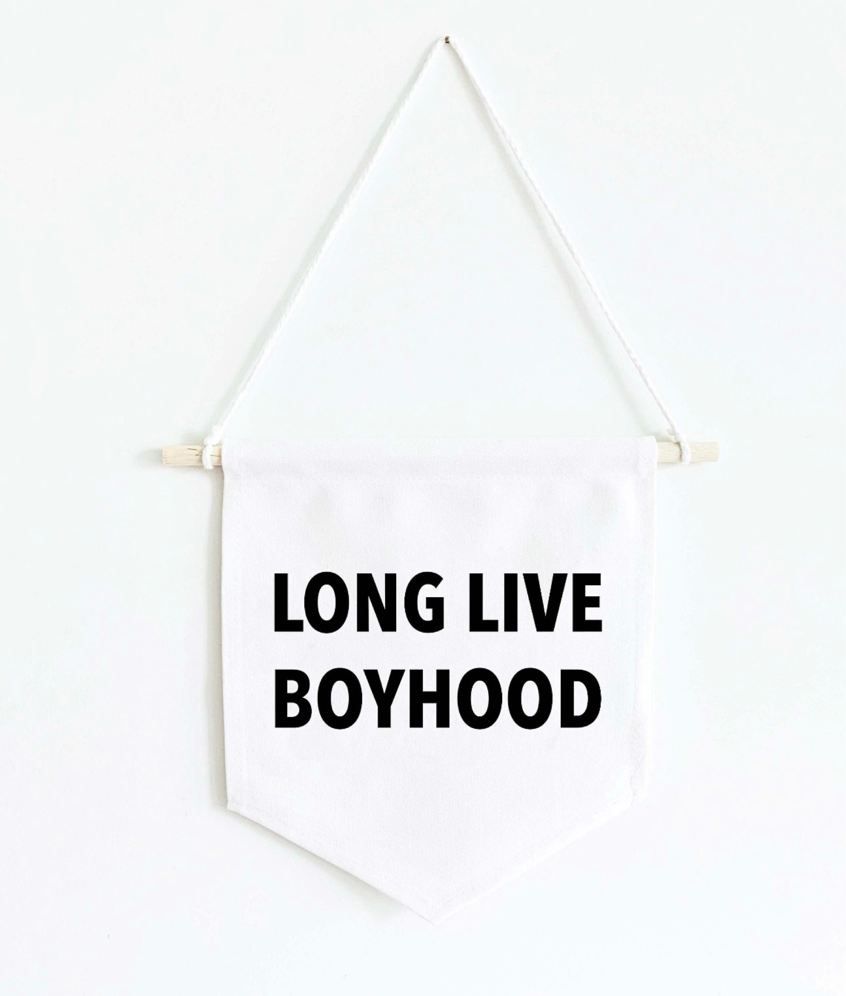 Long Live Boyhood Canvas Banner Boy Room Decor 

#LTKbaby #LTKkids