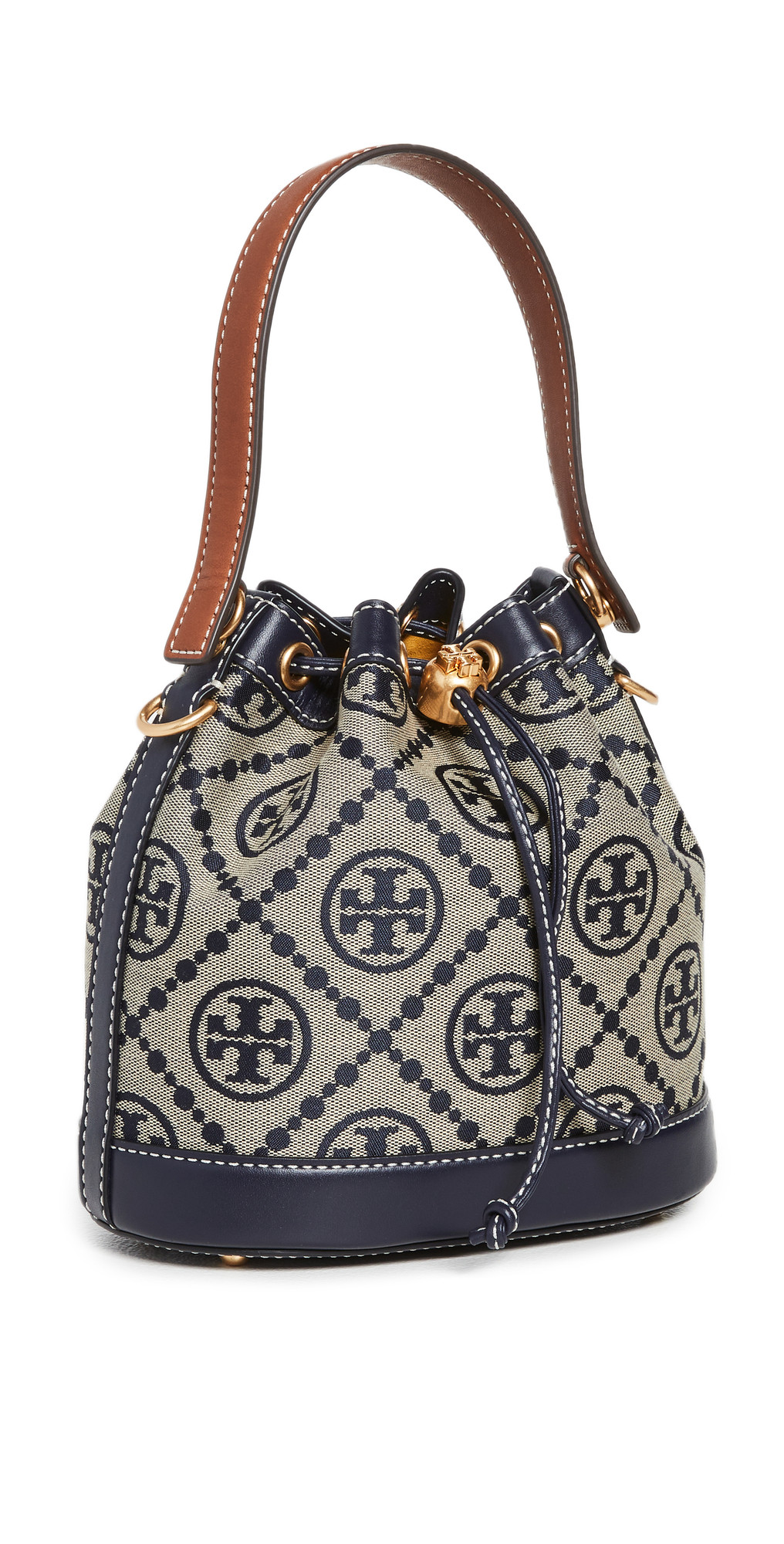 T Monogram Jacquard Bucket Bag | Shopbop