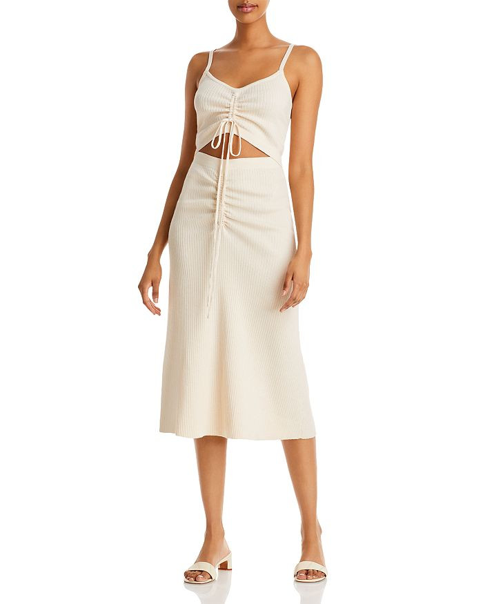 Lucy Paris Korii Cutout Ribbed Knit Midi Dress Women - Bloomingdale's | Bloomingdale's (US)