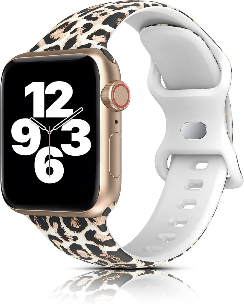 Wearlizer Compatible with Apple Watch Band 41mm 40mm 38mm Women Girls, Soft Printed Silicone iWat... | Amazon (CA)