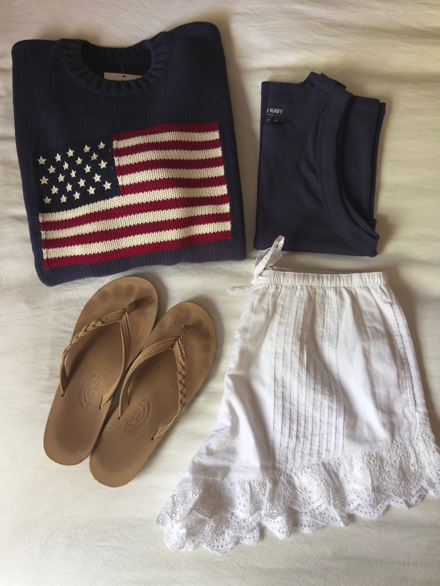 ❤️🤍💙 

#4thofJuly #outfitinspo #outfitidea #usa #flagsweater #cottonshorts #inspo #casual #summer #abercrombie

#LTKSeasonal #LTKootd