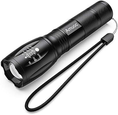 LED Tactical Flashlight S1000 - High Lumen, 5 Modes, Zoomable, Water Resistant, Handheld Light - ... | Amazon (US)