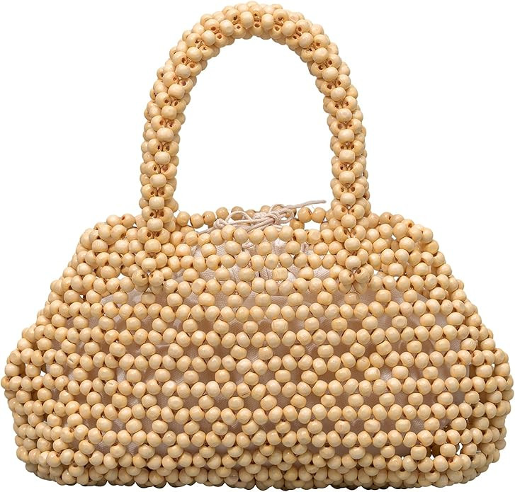 Small Purses for Women Handmade Beaded Bag Women's Evening Handbags Top Handle Bags for Women | Amazon (US)