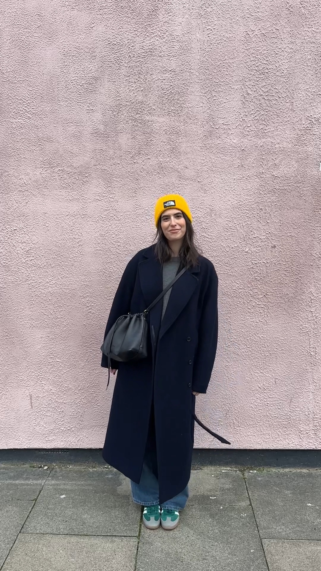 Cold day out in London ❄️
Yellow beanie. Wool coat. Belted wool coat. Leather crossbody bag. & Other Stories. H&M 90s baggy jeans. Cashmere jumped. Adidas Samba. 

#LTKSeasonal #LTKeurope #LTKstyletip