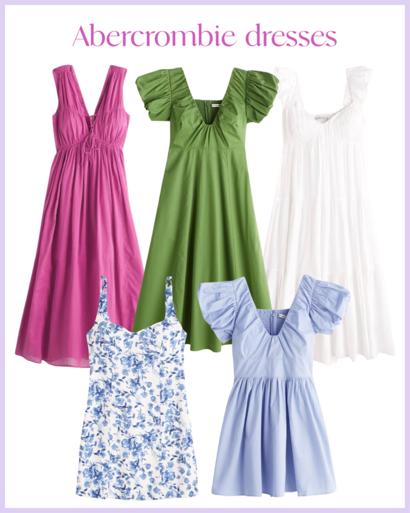 Abercrombie is looking very Reformation right now and I’m here for it! Clean and classic silhouettes in bright colored dresses. 

#LTKbump #LTKunder100 #LTKFind