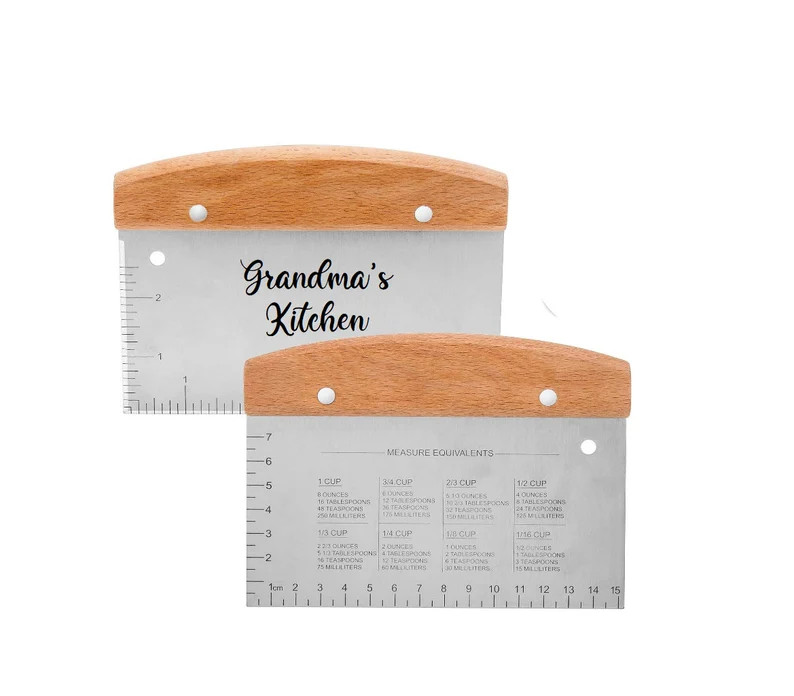 Personalized Name Metal DOUGH Scraper Cutter Chopper Bench Pastry New Home Kitchen Cooking Baking... | Etsy (US)