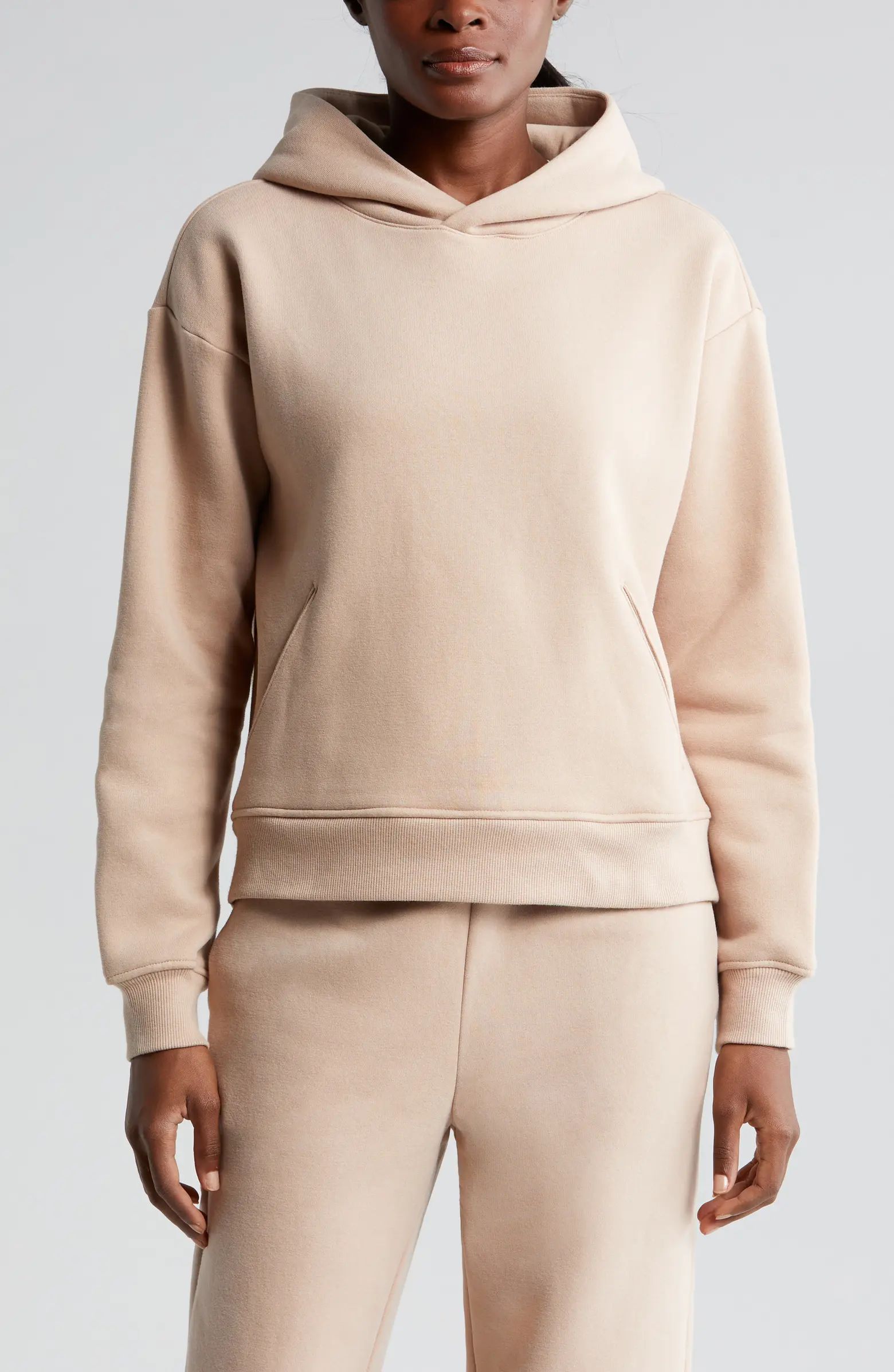 Cara Ultracozy Cotton Blend Fleece Hoodie | Nordstrom