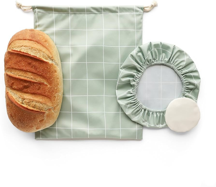 Esembly Sourdough Proofing Kit, Bread Storage Bag, Bread Proof Bowl Cover and Starter Cover - Reu... | Amazon (US)