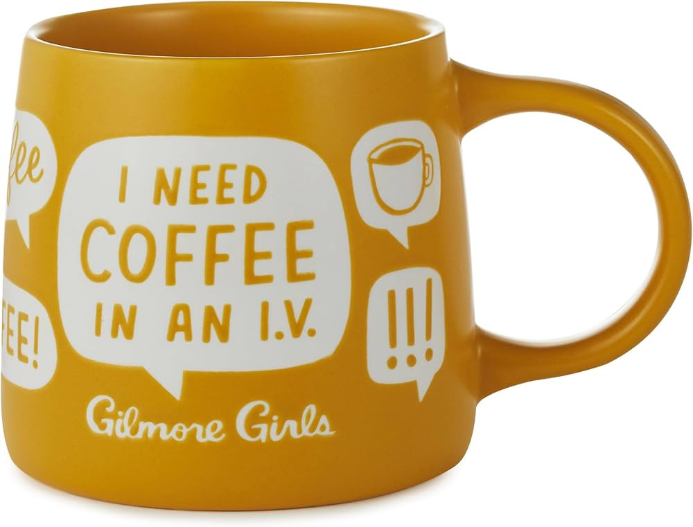 Hallmark Gilmore Girls Mug (Coffee Coffee Coffee), 21 oz., Gift for Mom, Sister, Fans | Amazon (US)