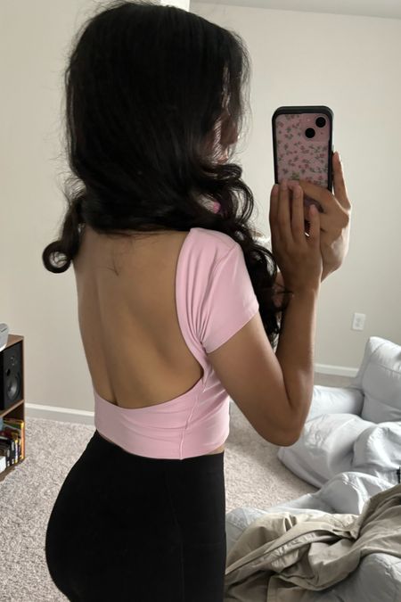 Aerie open back top