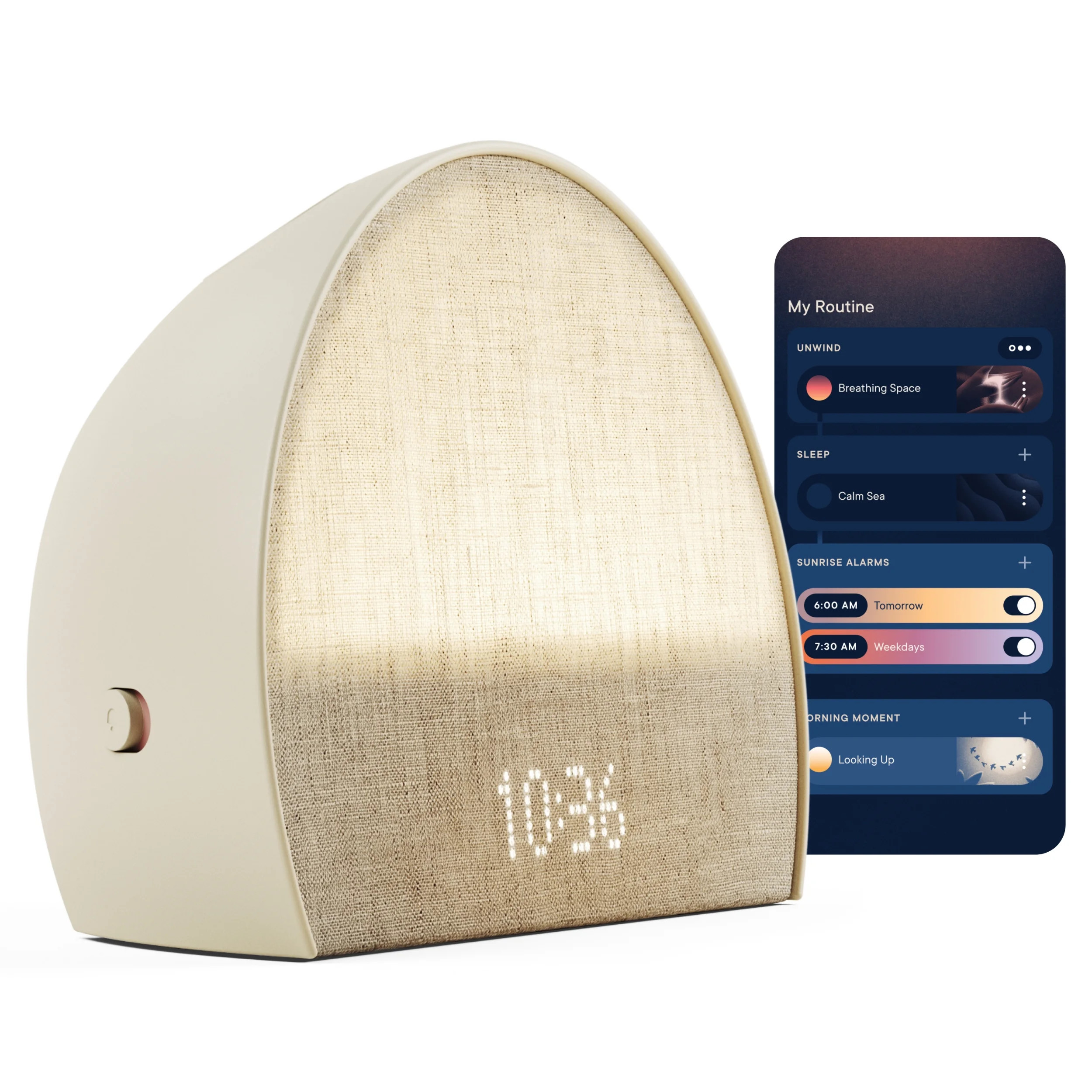 Hatch Restore 2 Sunrise Alarm Clock, Sound Machine, Smart Light (Putty) ー Your Bedside Sleep Gu... | Walmart (US)