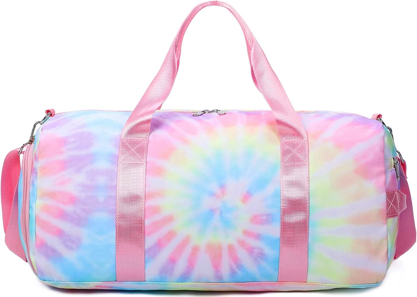 CAMTOP Travel Duffel Bag Women Girls Sport Gym Tote Weekender Overnight Carry-On Bag (Tie Dye Spi... | Amazon (US)