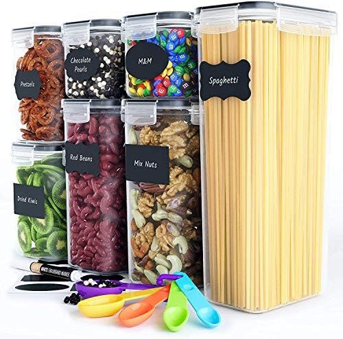 Airtight Food Storage Containers Set - Kitchen & Pantry Organization - BPA-Free - Plastic Caniste... | Amazon (CA)