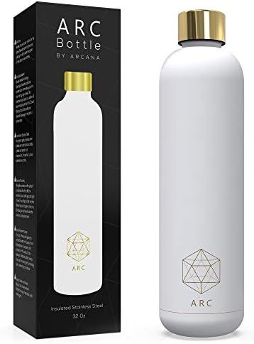 Insulated Water Bottle - Large, 34oz - Stainless Steel Water Bottle - Cold 24 Hrs, Hot 18Hrs - Va... | Amazon (US)