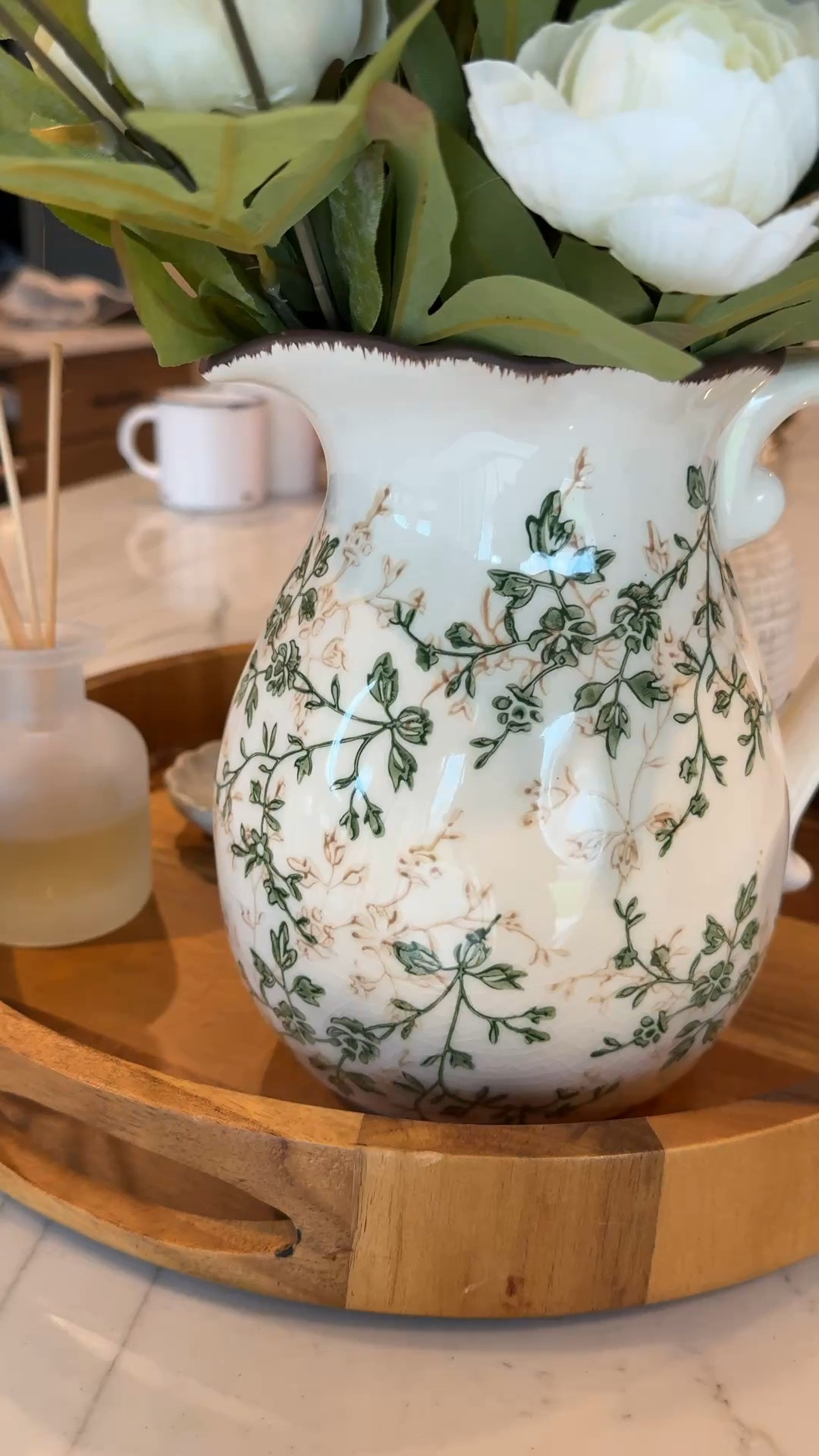 The prettiest flower arrangement for our kitchen 
Mother’s Day gift idea
Faux flowers from Amazon 

#LTKMothersDay #LTKHome