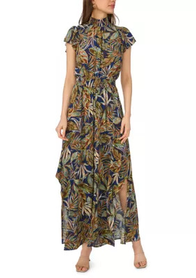 Women's Sleeveless Printed Challis Jumpsuit | Belk