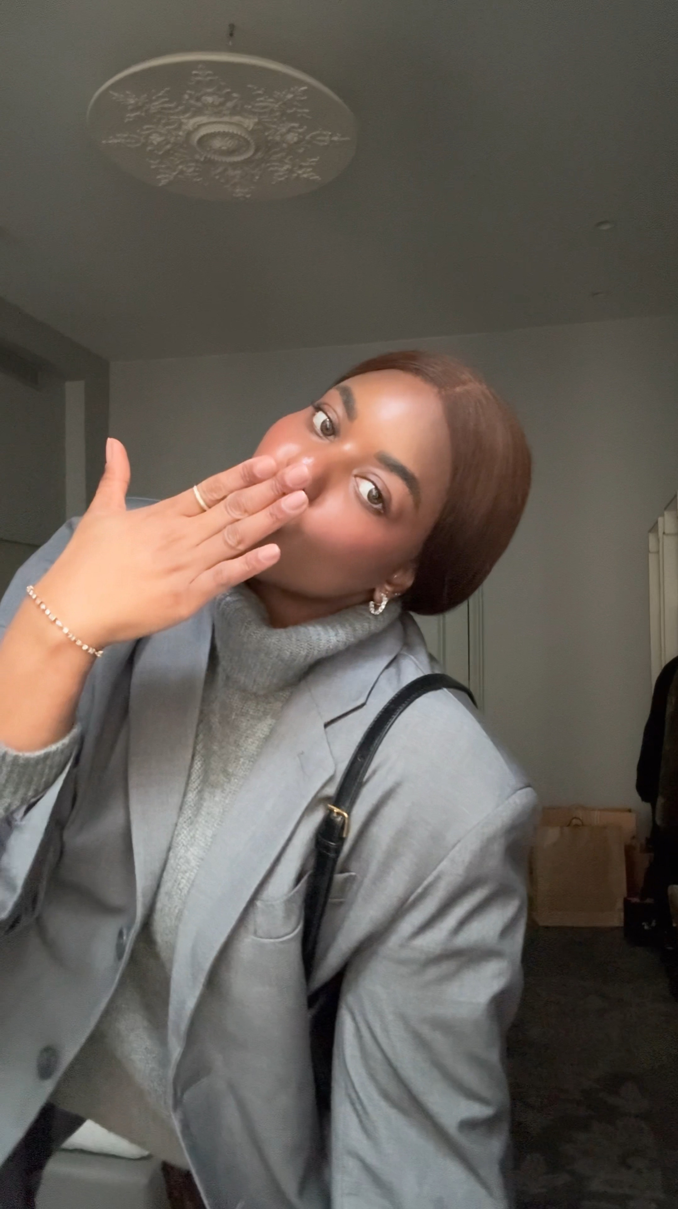 Let’s get dressed for a show during Paris fashion week! Playing around with this sheer lace skirt along with black tights. I kept it more casual with a cozy gray sweater and matching blazer along with a Celine leather bag! Linking similar pieces below - For more links to ltk spring sale, coupon, wedding guest dress, offline by aerie cloud fleece oversized crewneck, st patricks dat outfit women, sisterstudio, ulta.com, easter dress, kathleen post, lexietucker, follow me on LTK! ✨

#LTKSeasonal #LTKStyleTip #LTKWorkwear