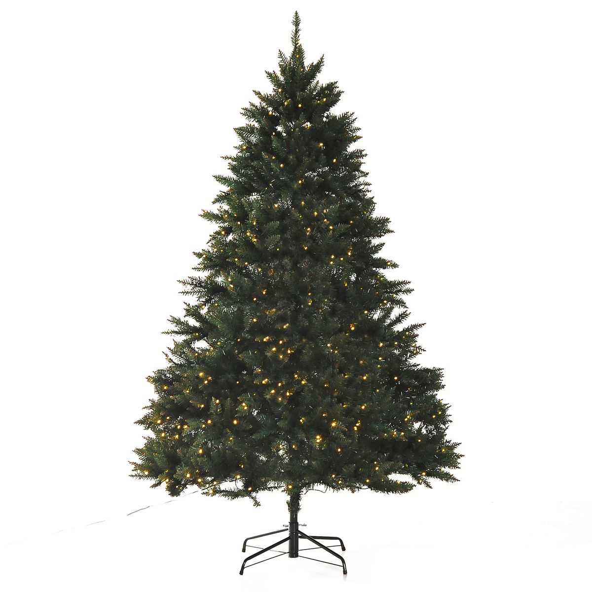 Sapin de Noël artificiel LED x 650 blanc chaud | La Redoute (FR)