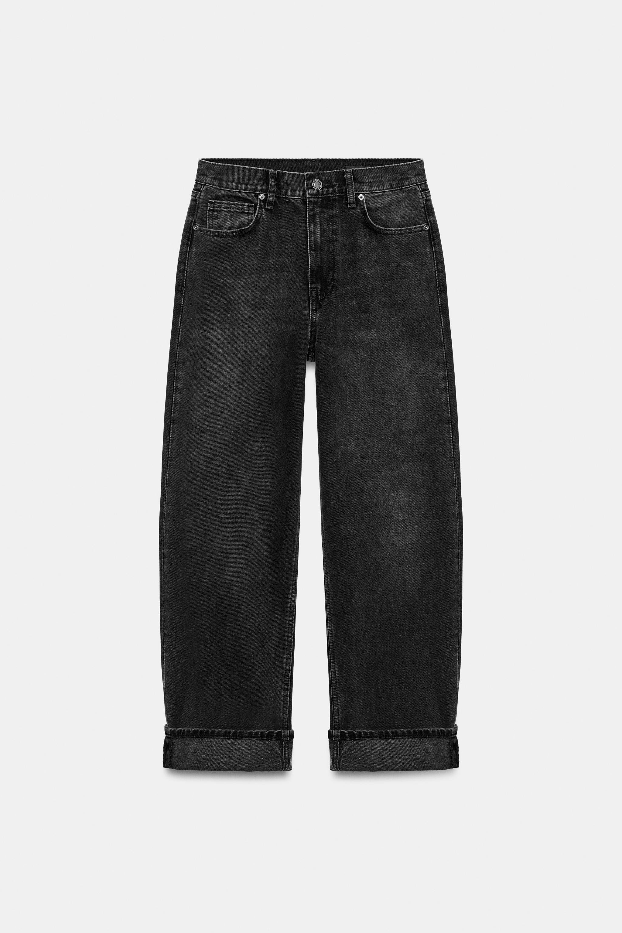 ZW COLLECTION BAGGY MID-WAIST JEANS | Zara US