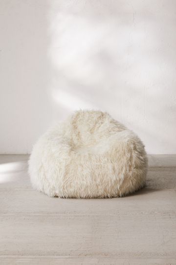 Aspyn Faux Fur Shag Bean Bag Chair | Urban Outfitters (US and RoW)