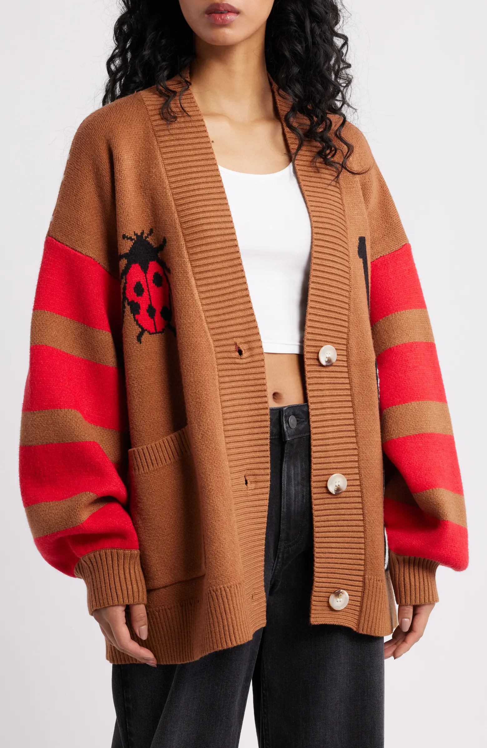 Ladybug Letterman Cardigan | Nordstrom