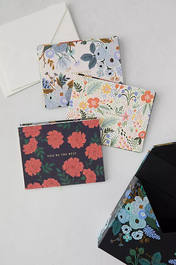 Garden Party Assorted Greeting Cards, Set of 15 | Anthropologie (US)