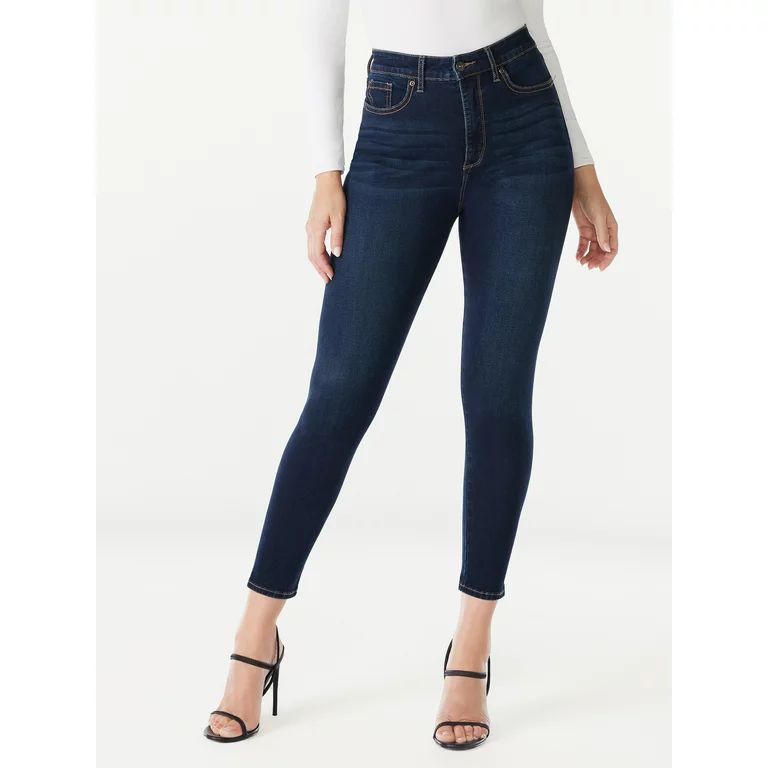 Sofia Jeans Women's Rosa Curvy Skinny Super High Rise Seamless Jeans, 25" Inseam, Sizes 00-22 - W... | Walmart (US)