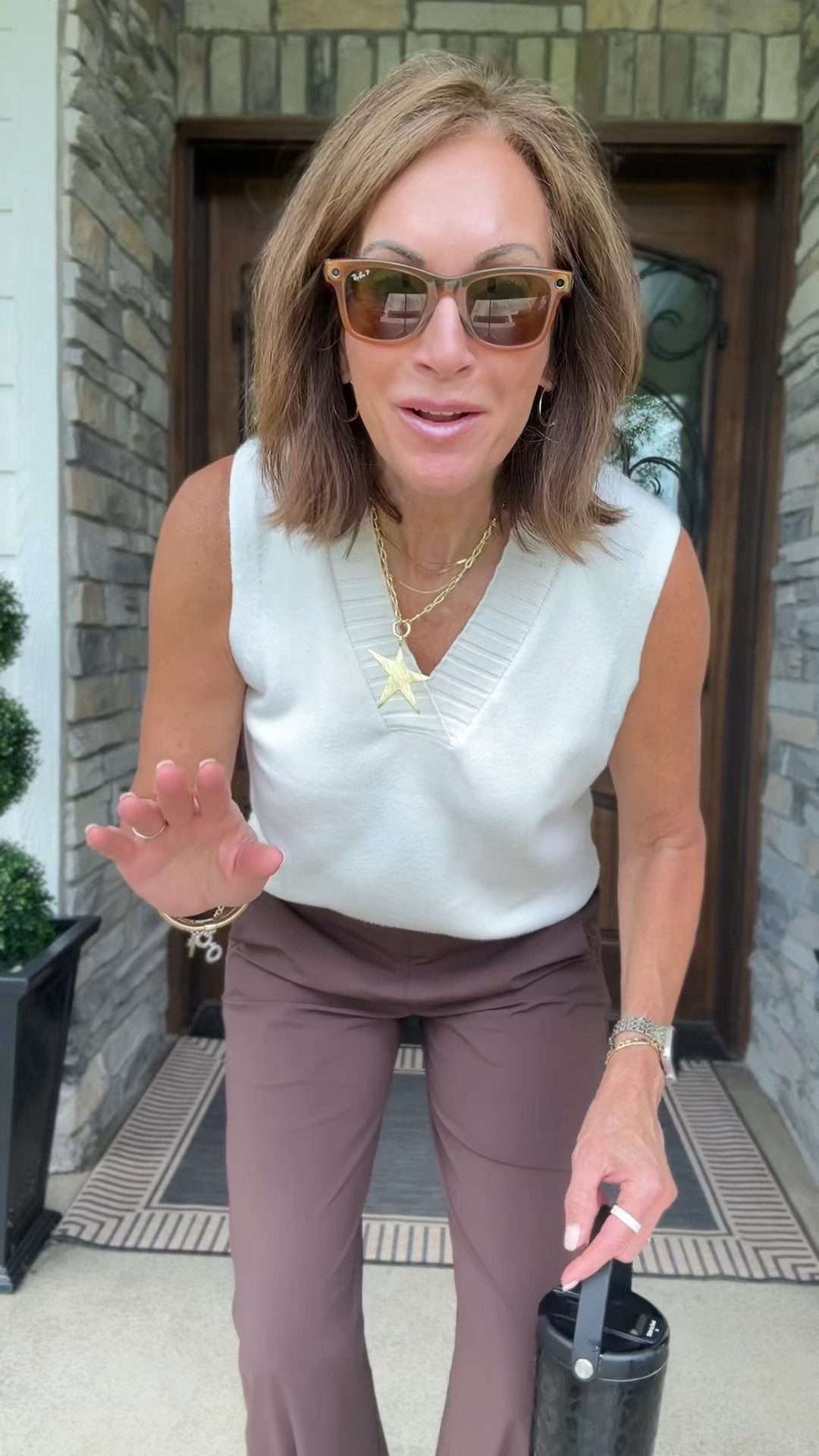 20% off jacket and pants thru 7/27

Pants - 6 long
Denim swing jacket - medium 
Vest - medium linked a similar one mine is no longer available

#LTKMidsize #LTKTall #LTKootd