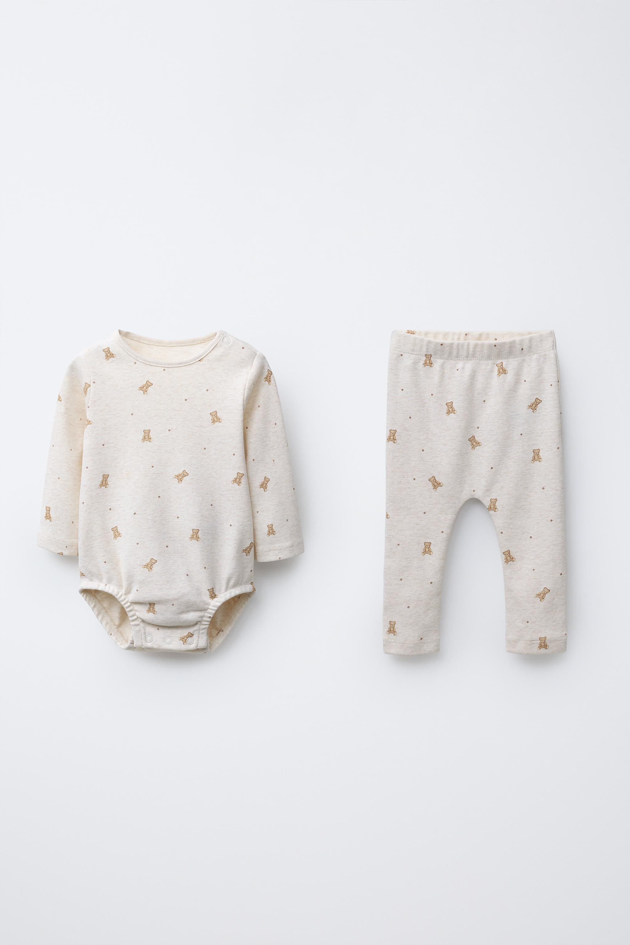 BEAR BODYSUIT AND LEGGINGS SET | Zara Canada