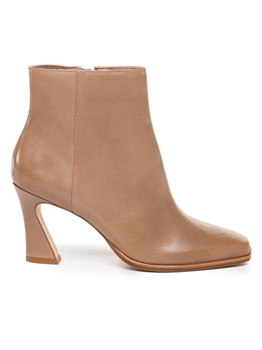 Bowery Leather Heeled Booties | Saks Fifth Avenue