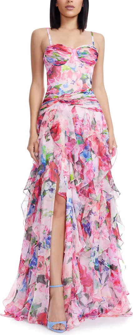 Lux Ruffle Evening Gown | Nordstrom