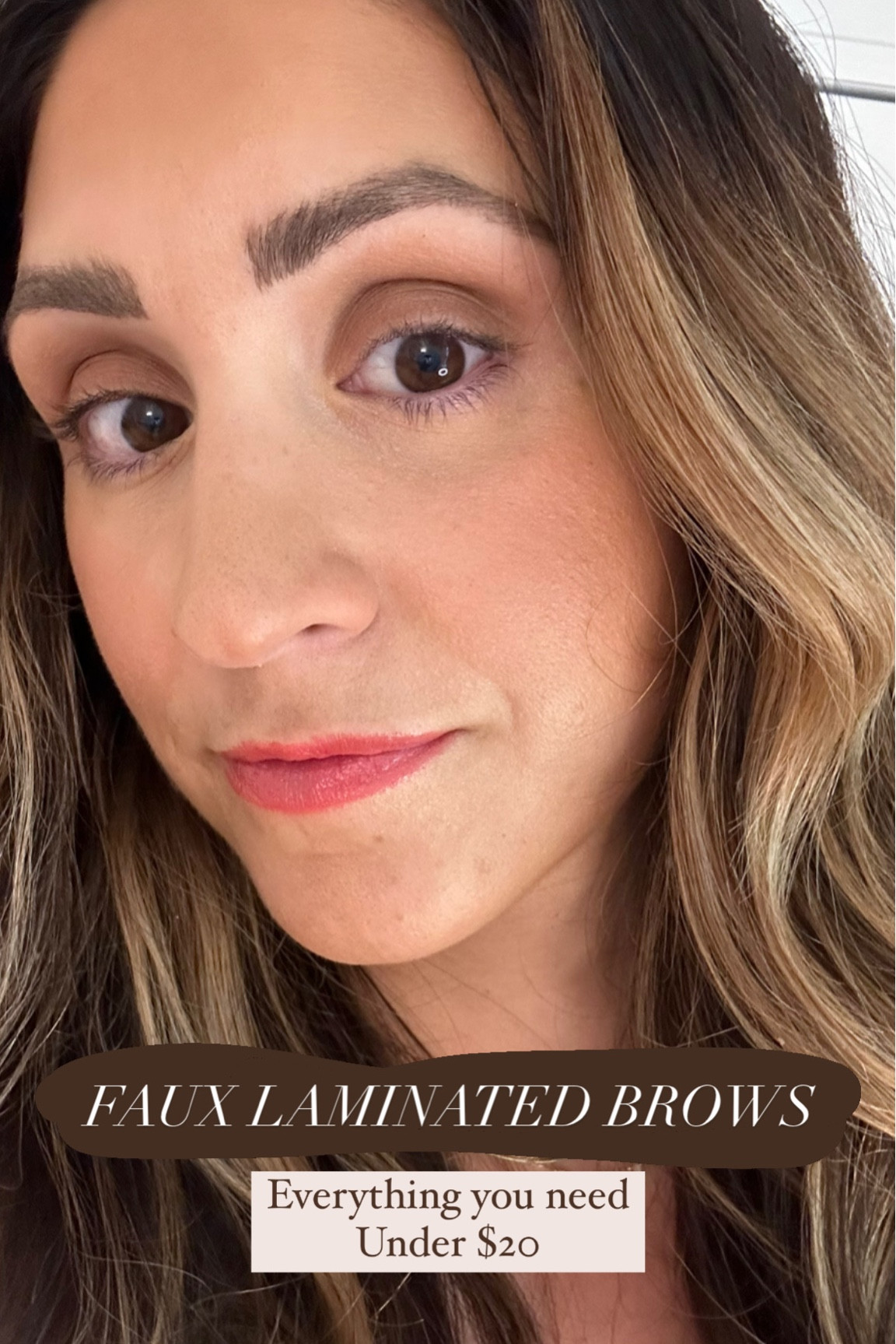 Faux laminated brows. Beauty under $20. Perfect eyebrow combination. NYX beauty finds. 
Brown pencil in espresso. Brunette and ash brown are lighter and more forgiving. 