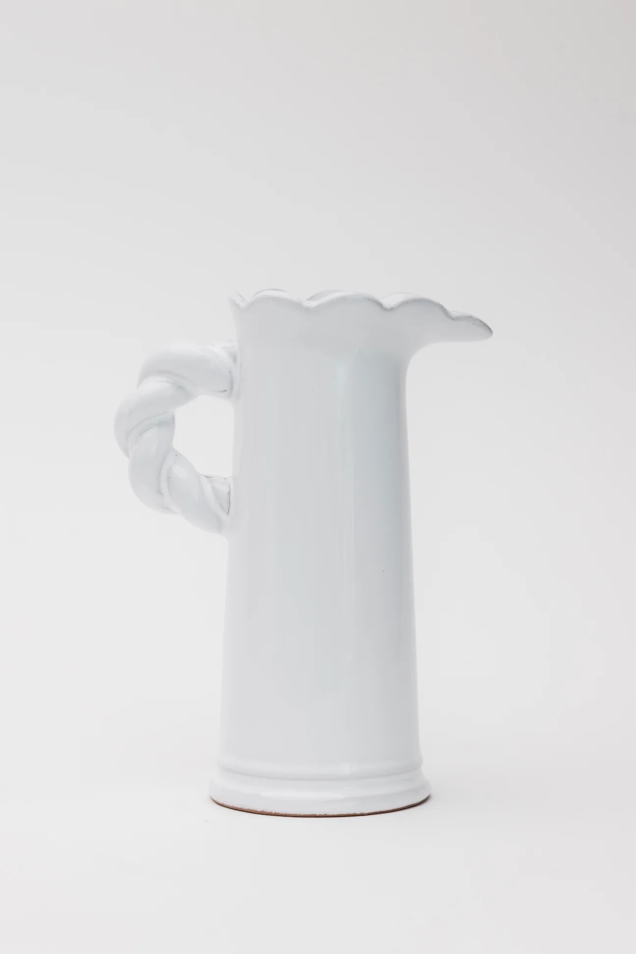 Kaylee Twisted Handle Mini Pitcher Vase | THELIFESTYLEDCO