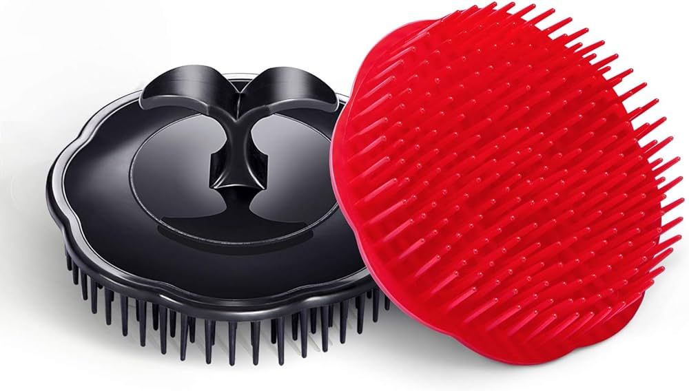 Aroveea Hair Scalp Brush Dandruff Cleaning Brush Shower Scalp Shampoo Brush Scalp Massager Pack o... | Amazon (US)