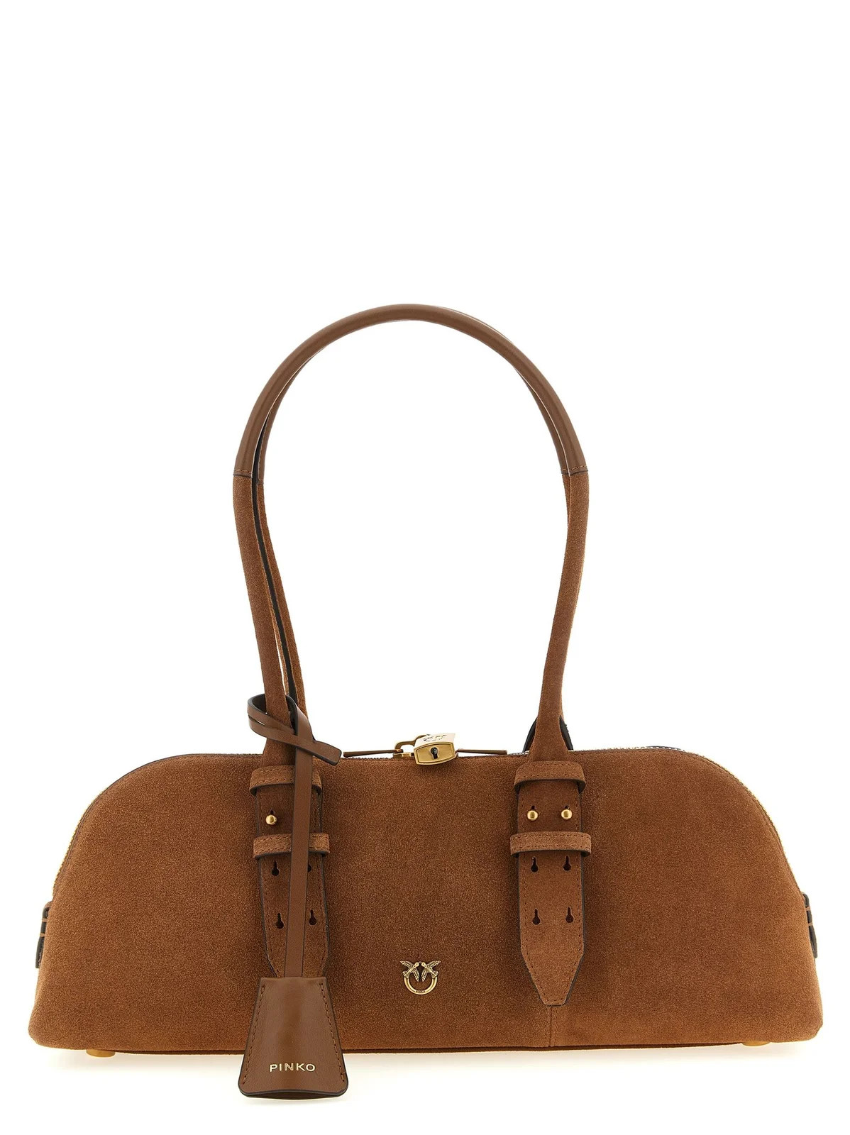 Pinko Bowling Baguette Large Shoulder Bag | Cettire Global