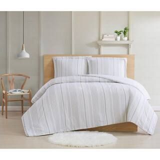 Warm Hearth Stripe 2-Piece Twin XL Comforter Set | The Home Depot
