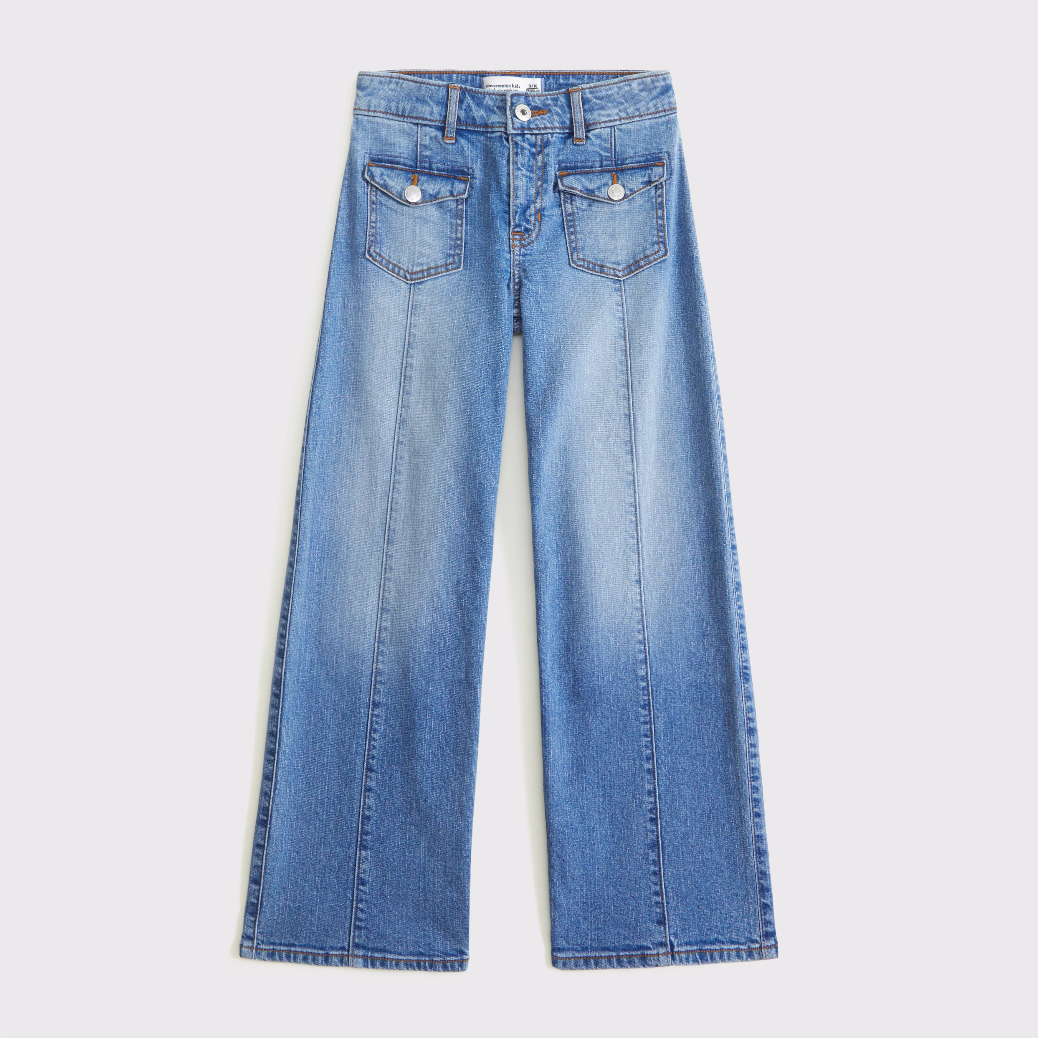 high rise wide leg jeans | Abercrombie & Fitch (US)