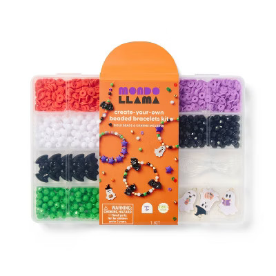 Halloween Craft Beaded Bracelet Activity DIY Art Kit - Mondo Llama™ | Target