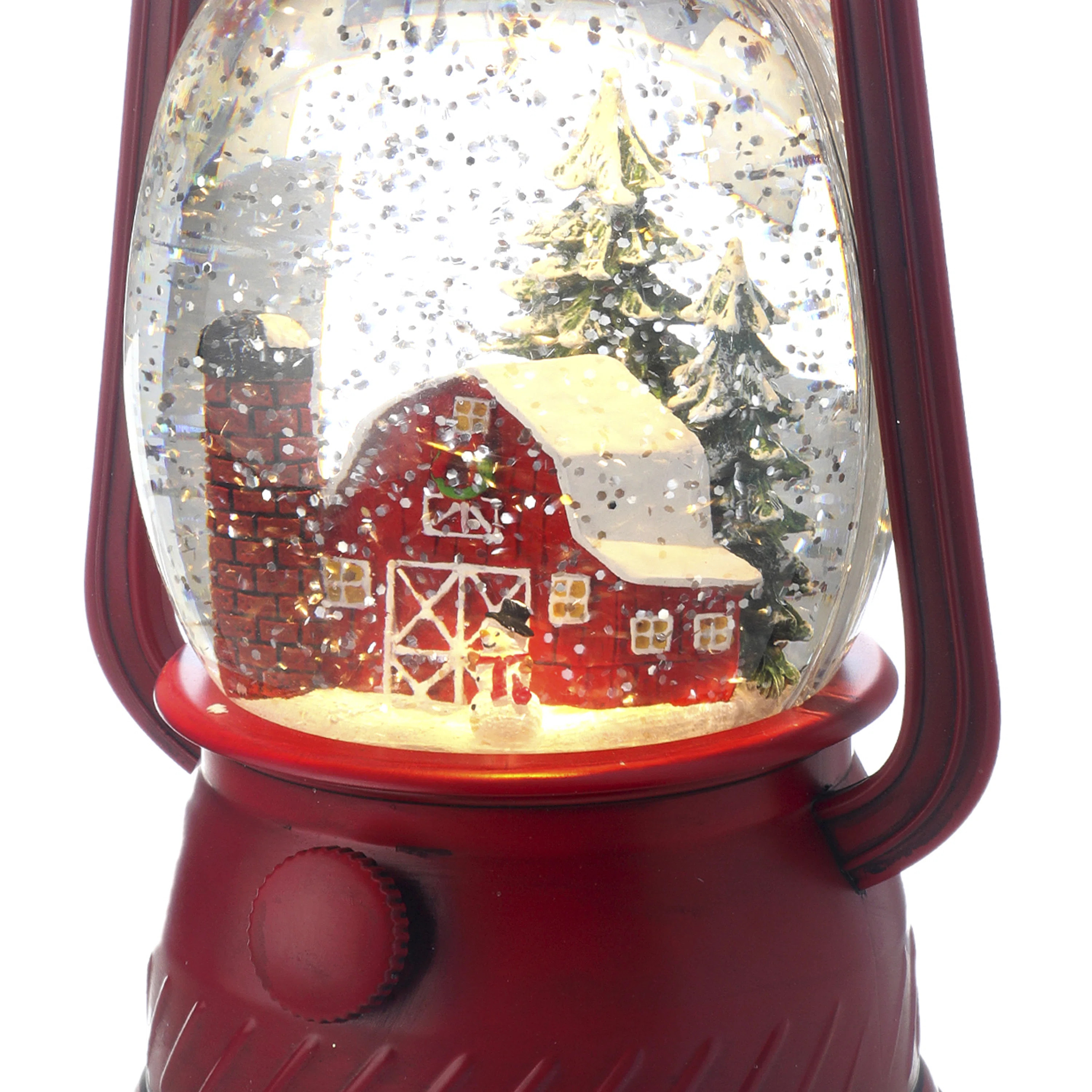The Holiday Aisle® LED Country Barn Lantern Water Globe & Reviews | Wayfair | Wayfair North America
