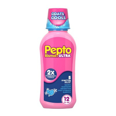 Pepto-Bismol Ultra with InstaCool Multi-Symptom Relief Liquid - 12 fl oz | Target