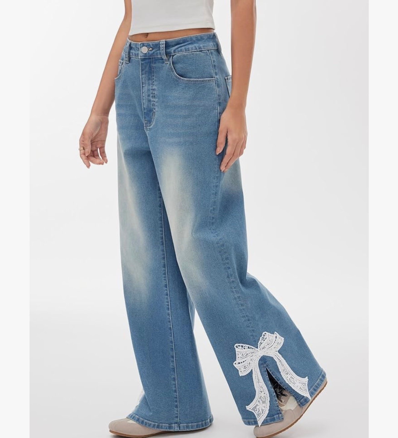 Baggy Wide Leg Jeans for Women Middle Waisted Y2k Straight Leg Bow Jeans Denim Pants with Pockets #ltkjeans

#LTKootd #LTKSaleAlert