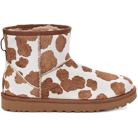 UGG Womens Classic Mini Cow Print Mesa/Sand 7 Mesa/Sand | Walmart (US)